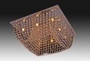 PLAFON PUDIM COM PEDRINHAS DE CRISTAL TRANSP. (REF: MB 3930/6M)